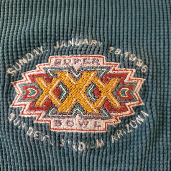VNTG NFL Super Bowl 30 January 28th 1996 Sun Devil Stadium Arizona T-shirt Tee - Picture 2 of 10